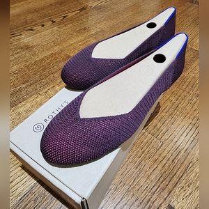 Berry Lattice Stitch Rothy's, size 8.5